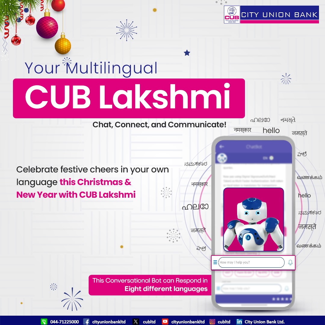 Cityunionbank - Say Hello to Multilingual Conversational...