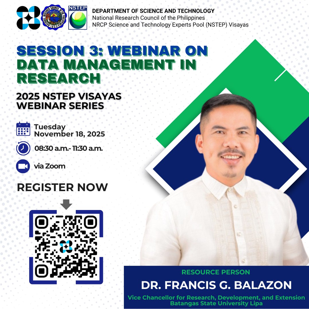 NSTEP Visayas - 📣 Meet Our Speaker for Session 3! Get... | Facebook