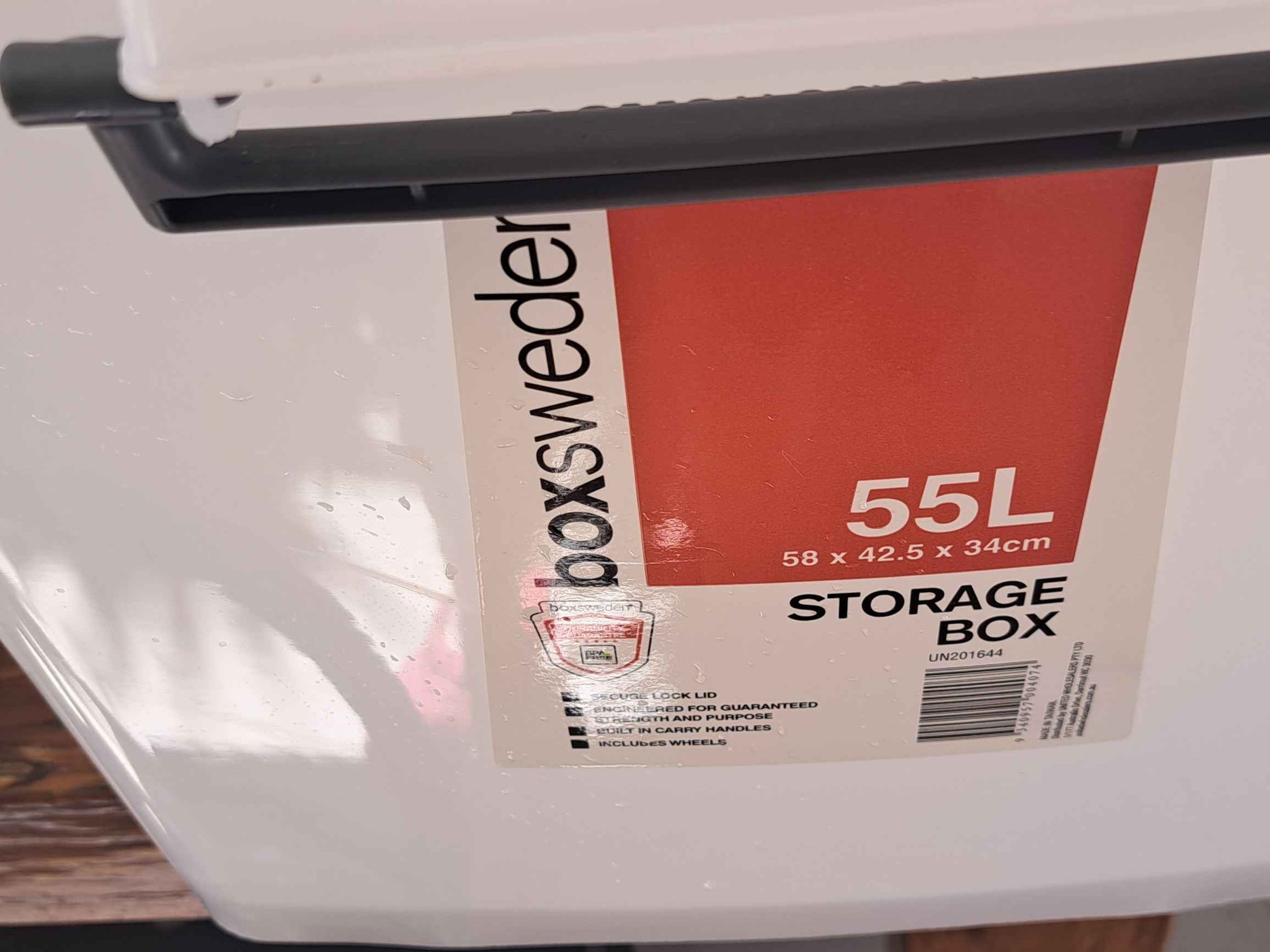 Five plastic storage boxes various sizes - Storage Bins & Baskets ...