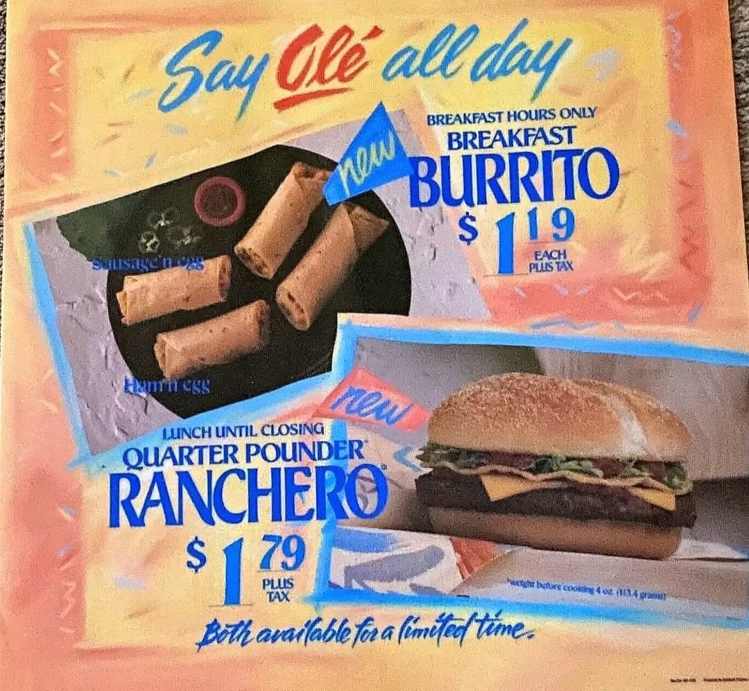 Greasy - McDonald's promo from 1989 featuring the Quarter Pounder ...