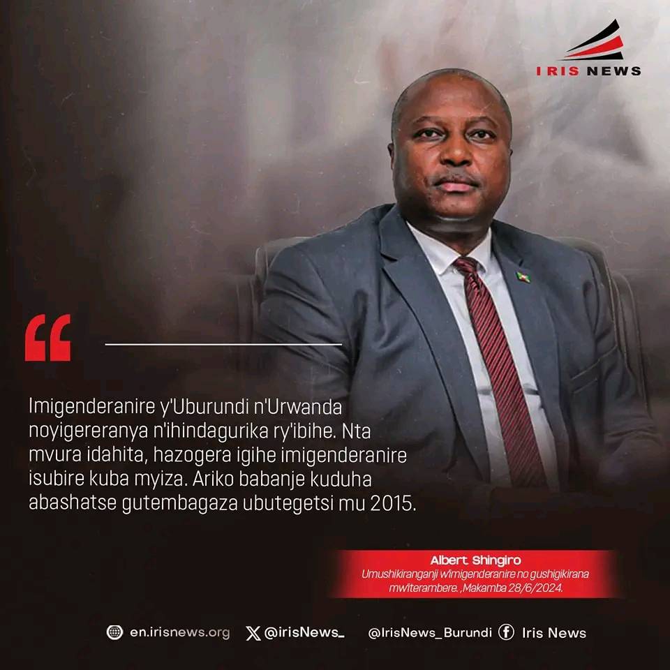 Rumuri Magazine - 🇧🇮🇷🇼 Umushikiranganji Albert Shingiro...