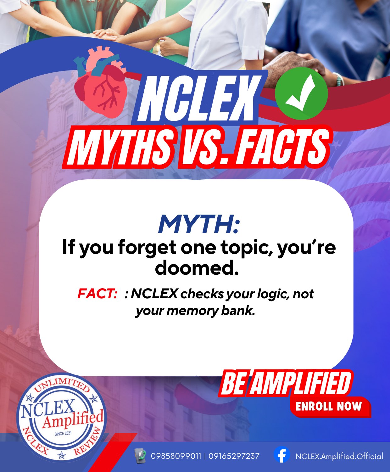 NCLEX - Myth Buster: Reasoning > recalling. —————————————— PASS YOUR ...