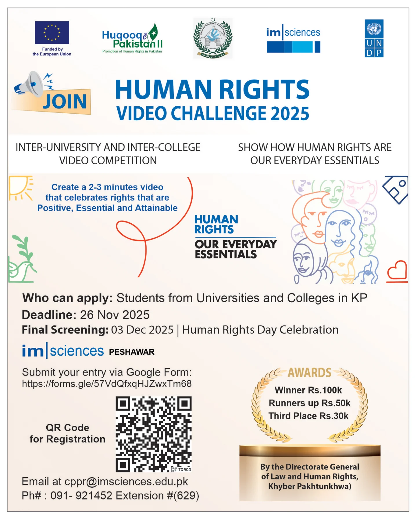 IMSciences - Human Rights Day 2025 – Video Competition is Now Open! Let ...