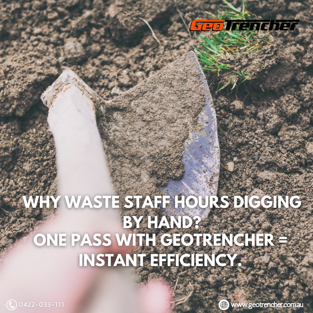 GeoTrencher - Your team’s time is valuable. One pass with GeoTrencher ...