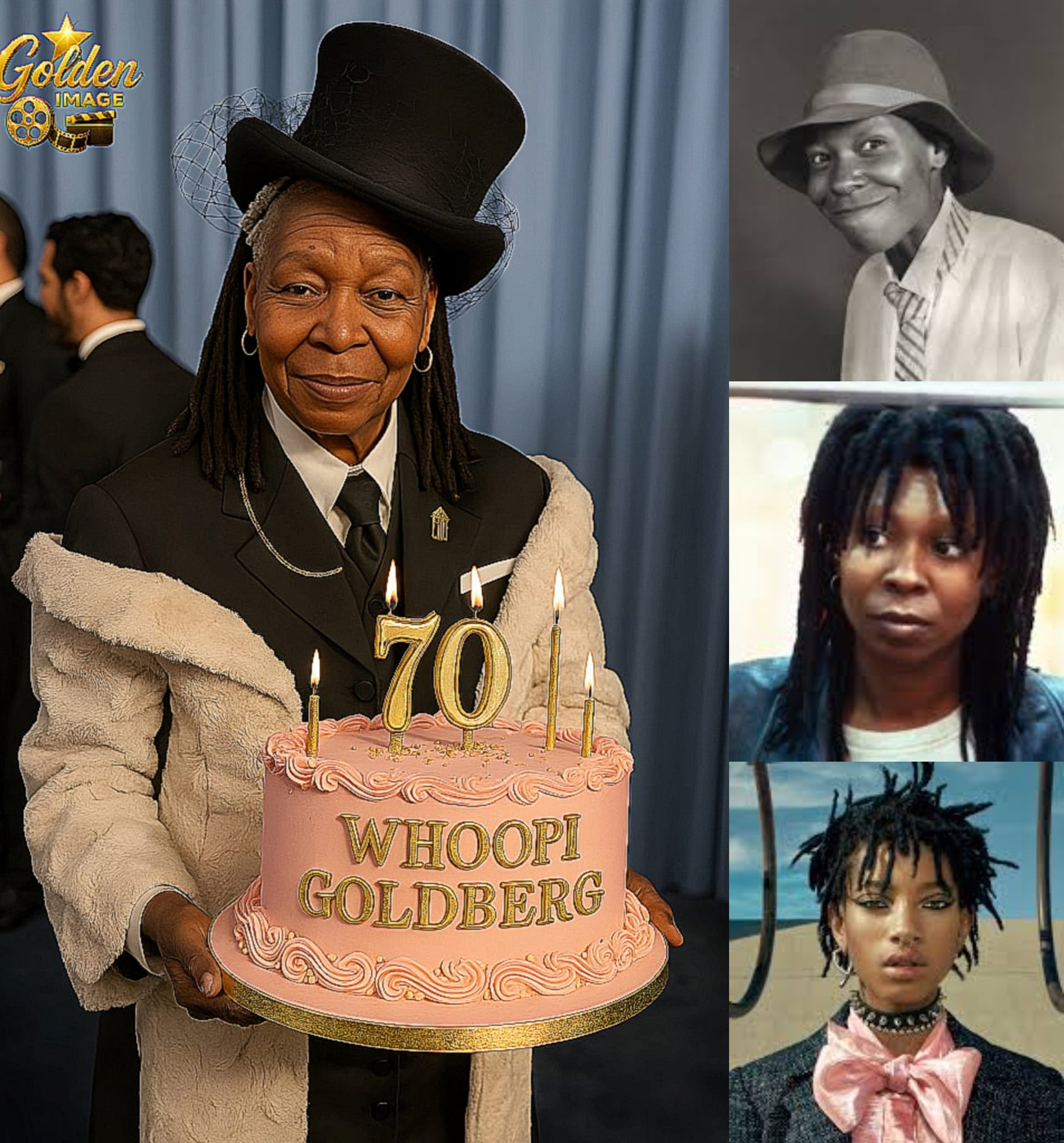 南アフリカ　WHOOPI GOLDBERG アフリカ　映画　引き取り　限定　大阪 Happy 69th Birthday to Disney Legend Whoopi Goldberg