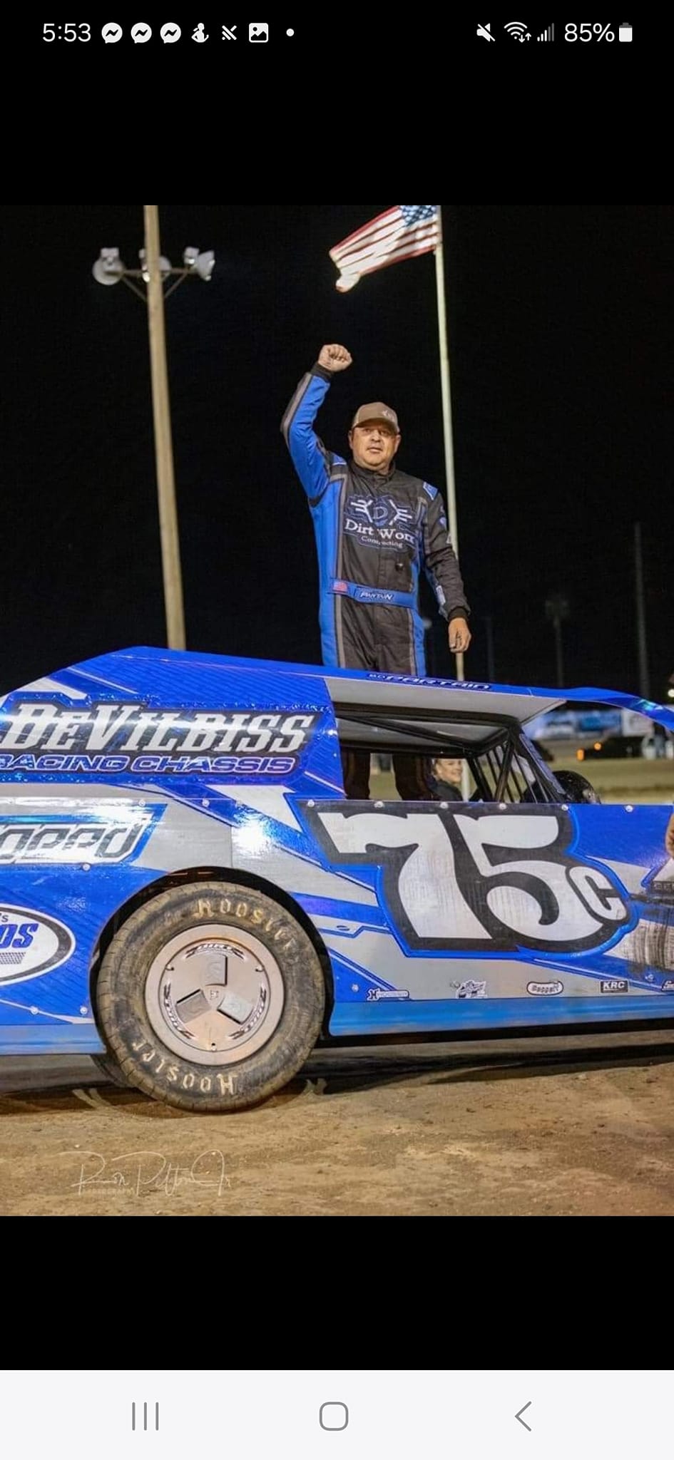 Congratulations to Bo Partain... - DeVilbiss Racing Chassis