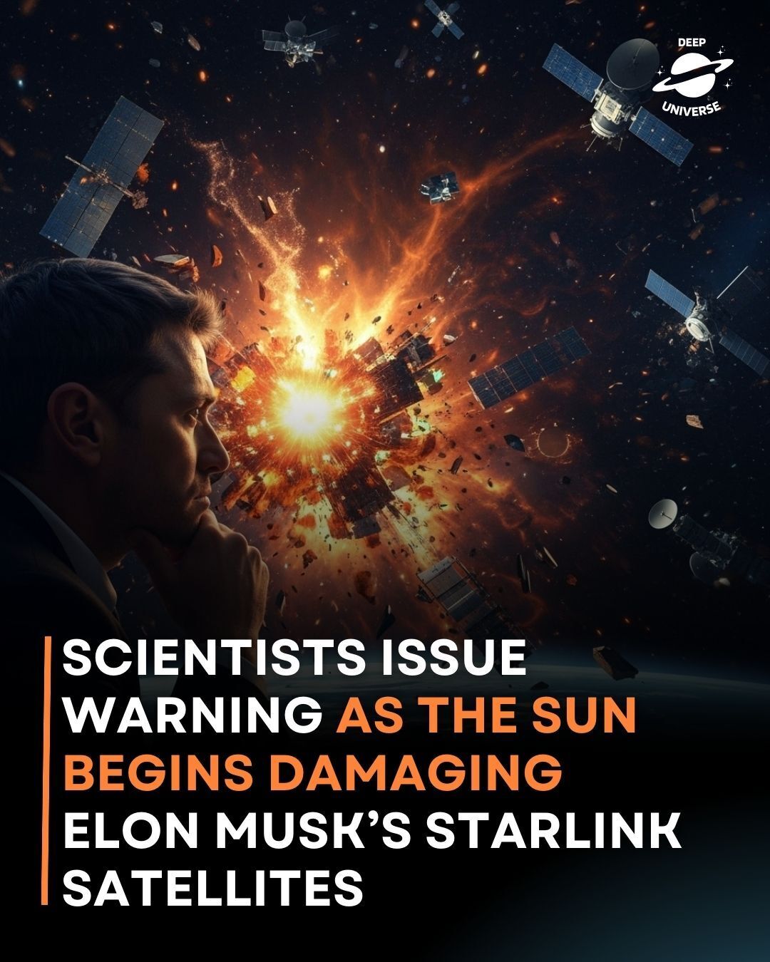 Deep - High above our heads thousands of Starlink satellites once ...