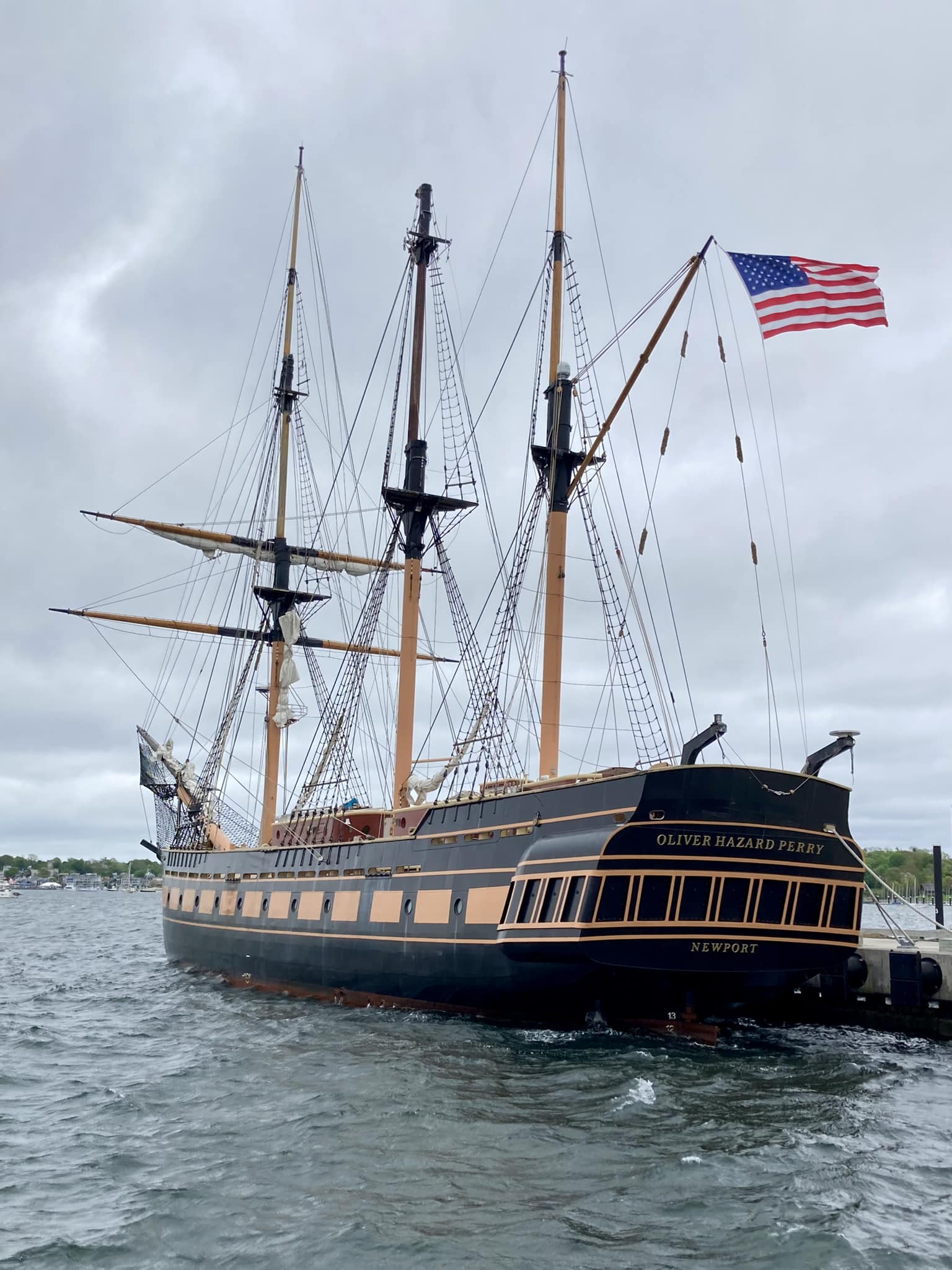 Oliver Hazard Perry ship at Fort Adams State Park