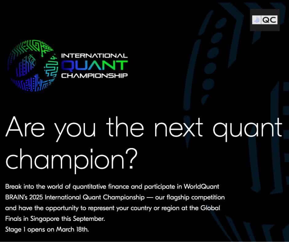 QuantCorner - การแข่งขันที่ Bloomberg เรียกว่า Quant... | Facebook