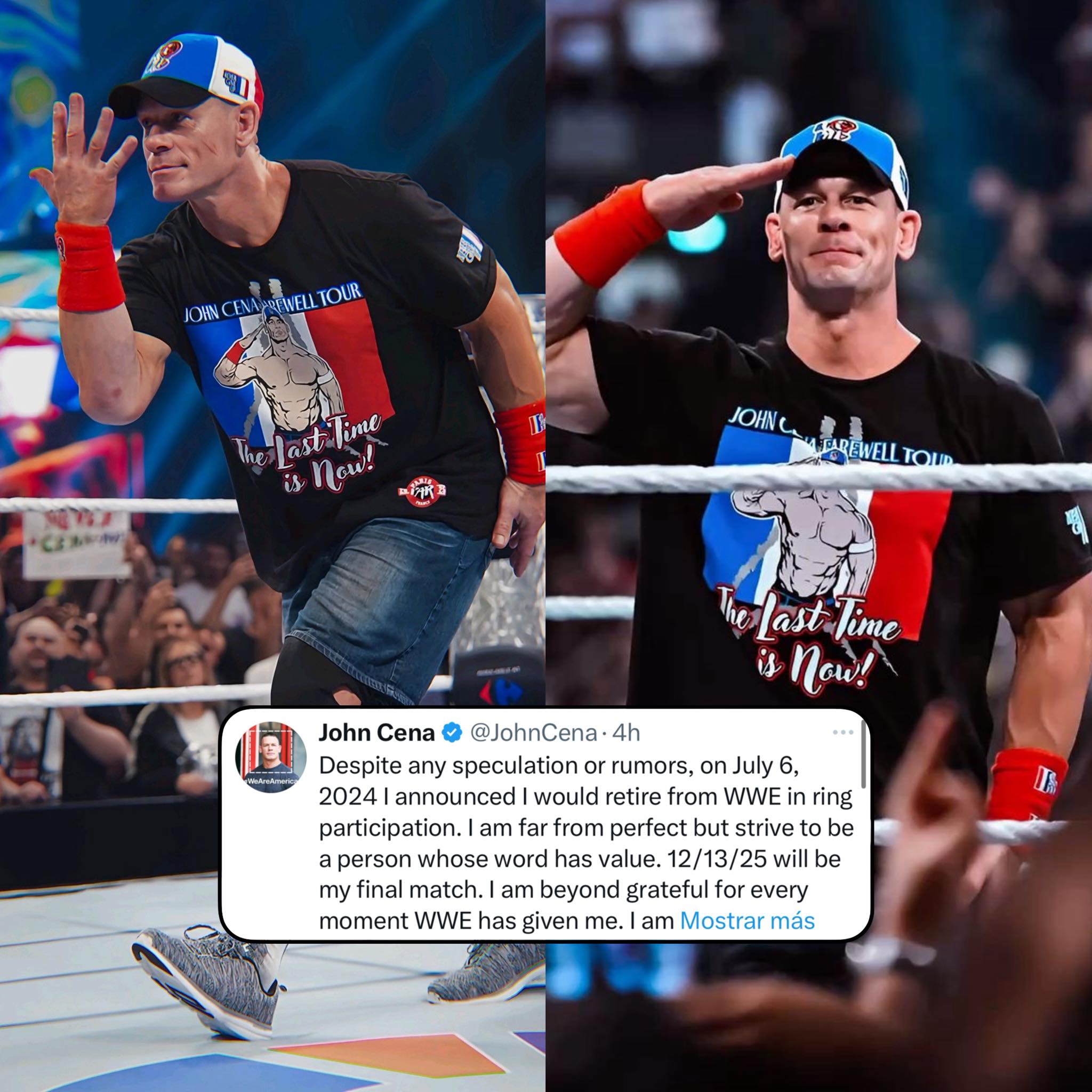 WWE - “A pesar de cualquier especulación o rumor, el 6 de julio de 2024 ...