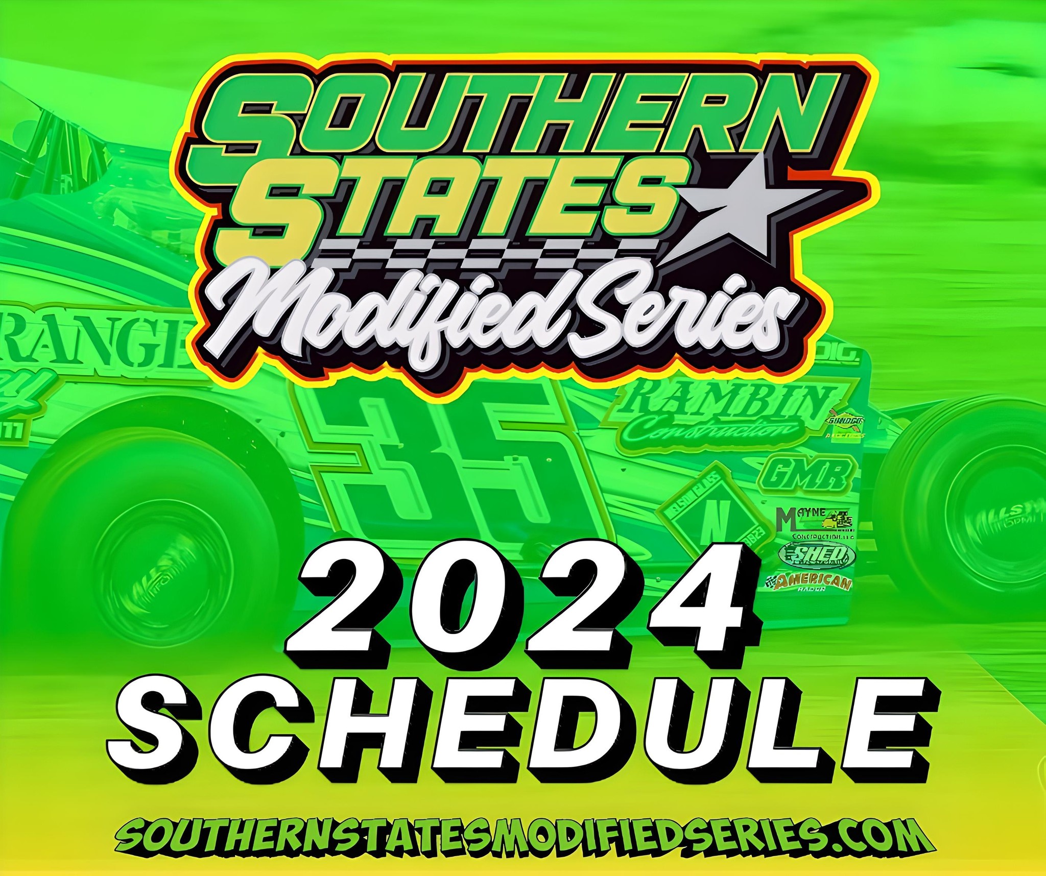 Here is our 2024 schedule! 🏁... - Southern States Modifieds | Facebook