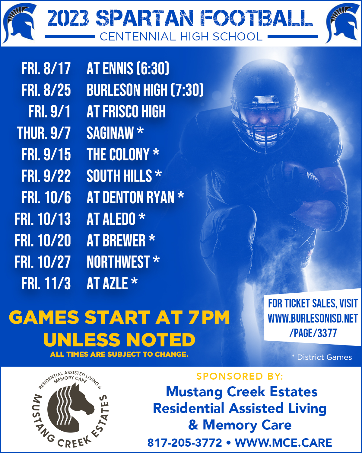 Get ready for those Friday night... - Burleson NOW Magazine | Facebook