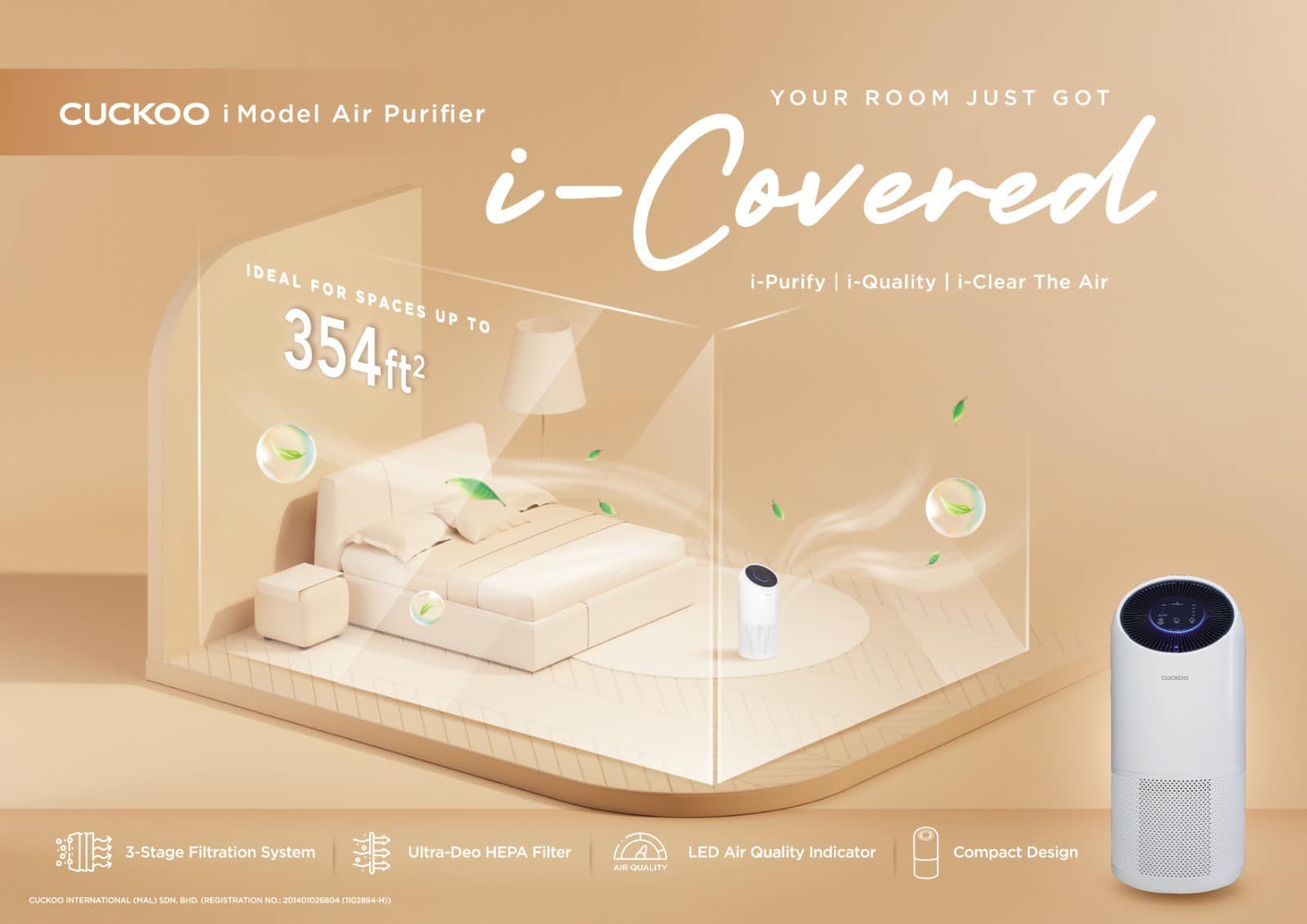 Cuckoo Sarawak - Meet the CUCKOO i Model Air Purifier that... | Facebook