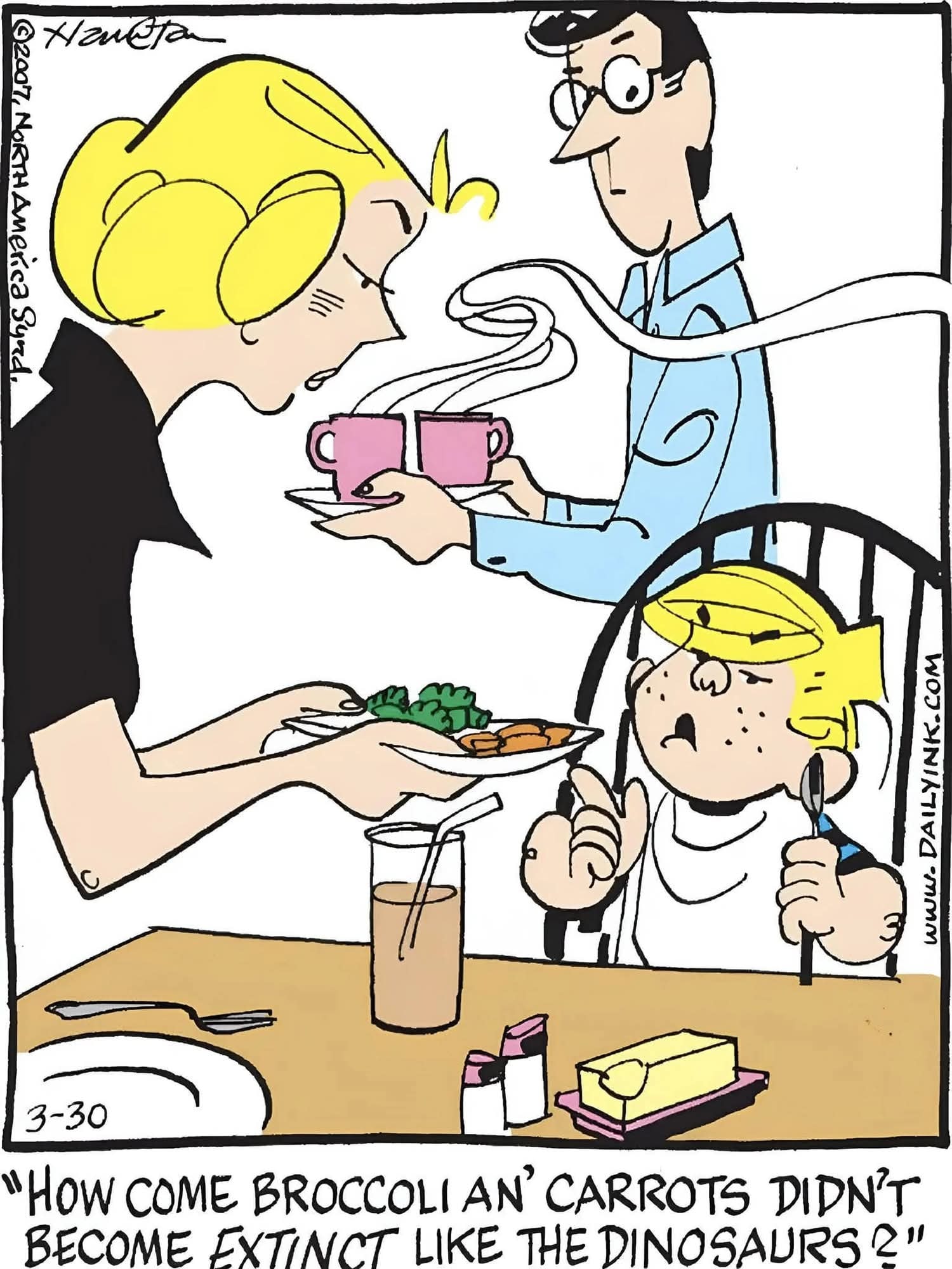 Aubrey - DENNIS THE MENACE 💘 . . #comicsKimgdom #dennisthemenace # ...