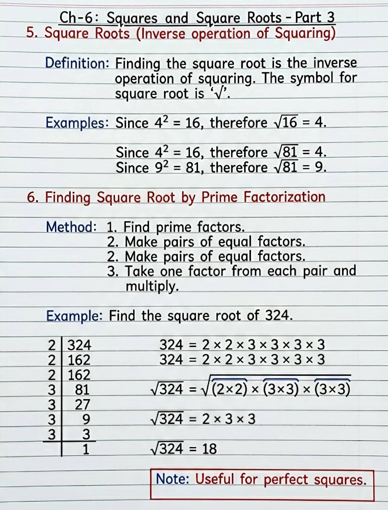 Square and Square root - Mathematics Centre | Facebook