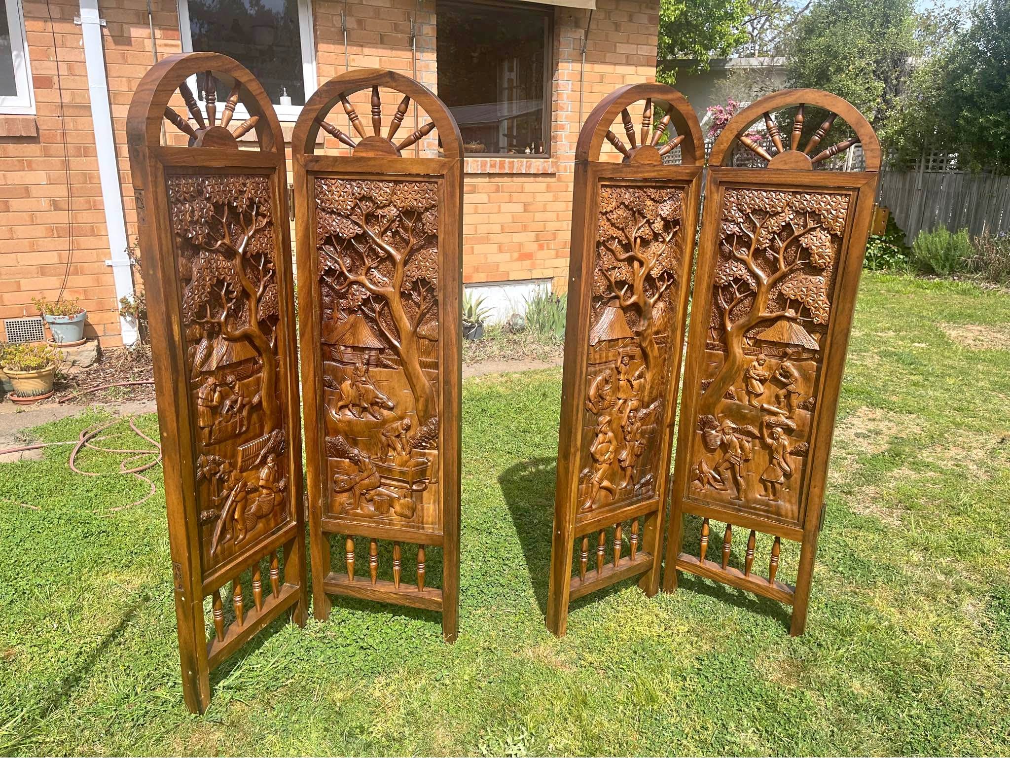 8 Panel Room Divider Screen 325x170cm - Room Dividers - Canberra ...