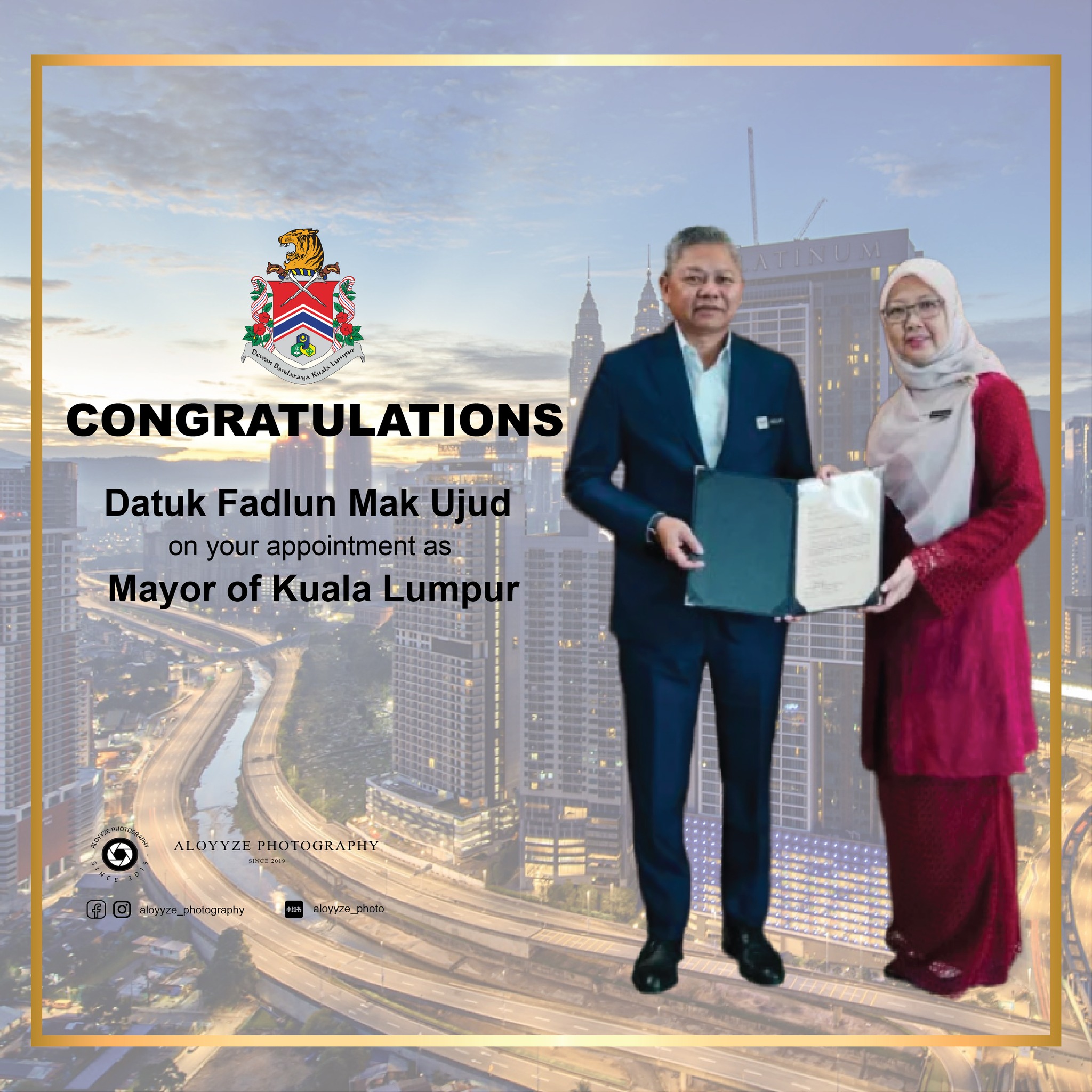 Aloyyze - A new chapter begins! Congratulations to Datuk Fadlun Mak ...