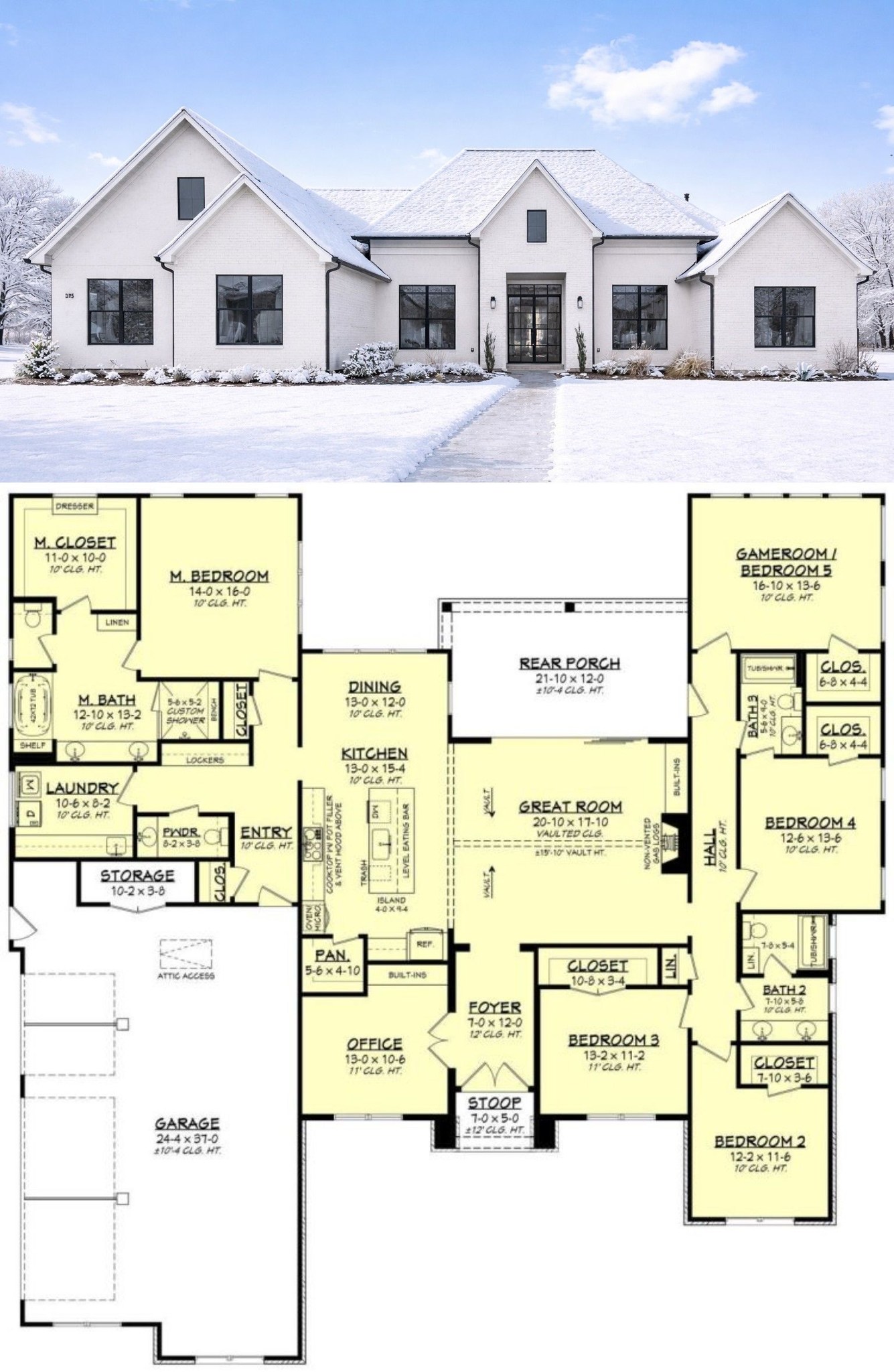 House - Modern Hill Country Retreat – ~2,854 Sq Ft, 4 Beds, Vaulted ...