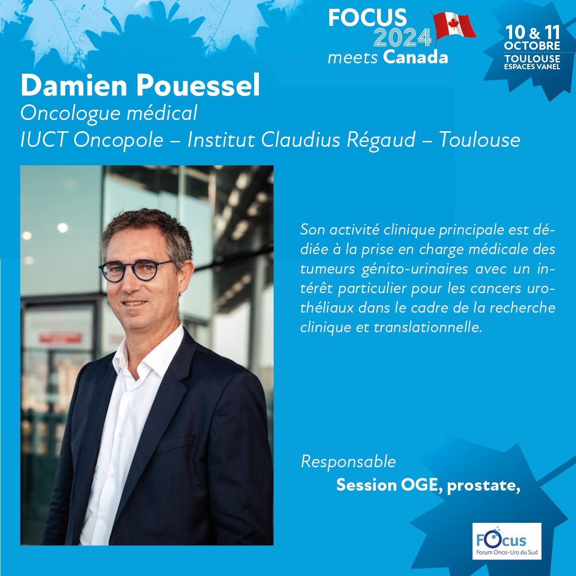 FOCUS Forum d'Onco-Urologie du Sud | Toulouse