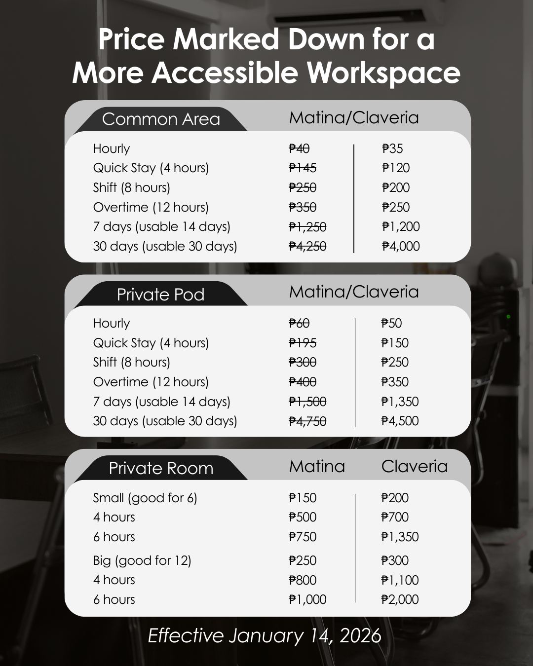 Work-Co. - New Year, New Rates! 📢 We’re making productivity more ...
