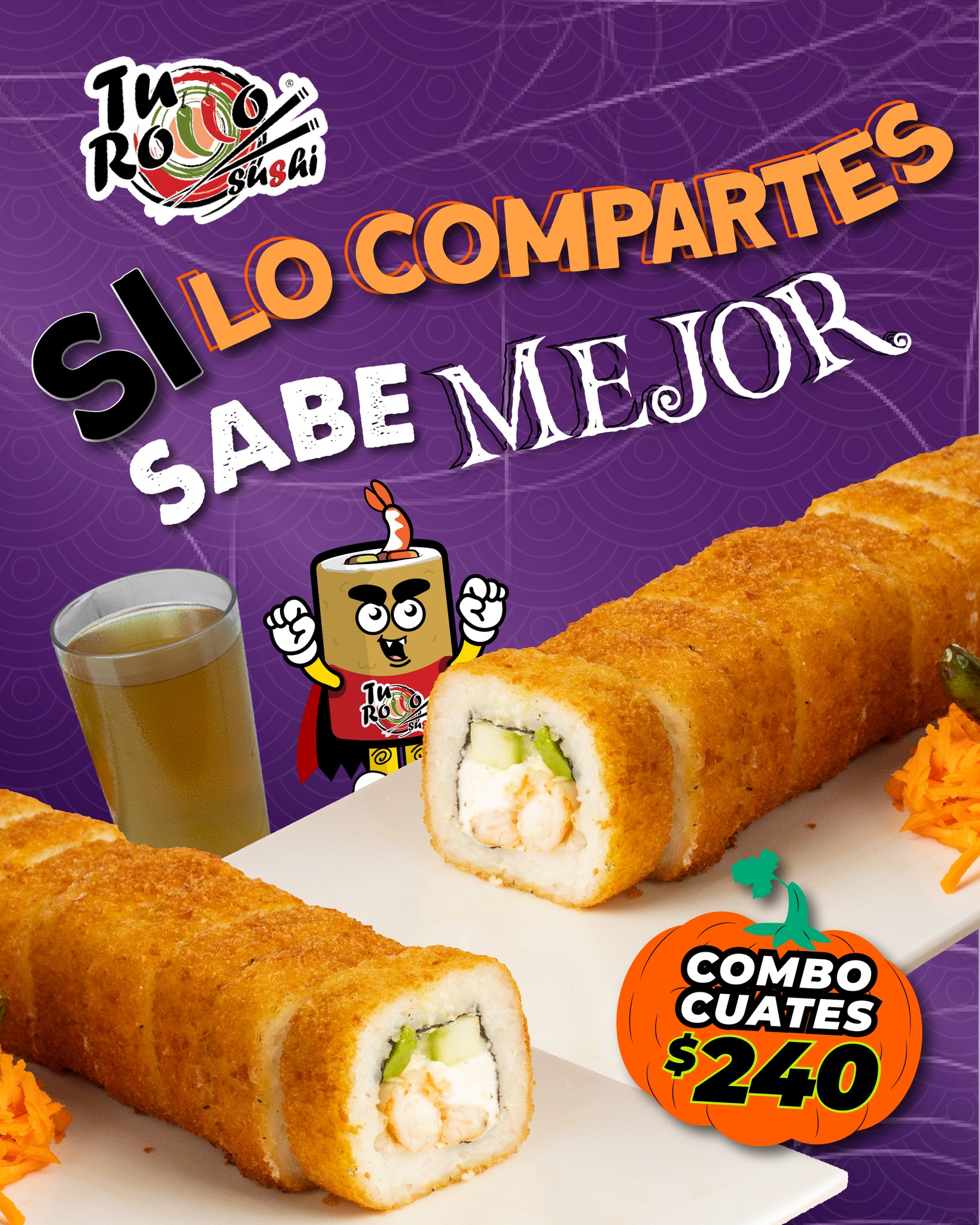 Tu - ¿Con quién pedirías Tu Rollo hoy? ¡CONSULTA NUESTRO MENÚ AQUÍ! 🍣🦐🍤 ...