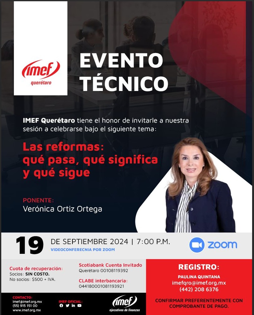 IMEF Oficial - 📣 Evento técnico en IMEF #Querétaro 👉🏻 Las... | Facebook