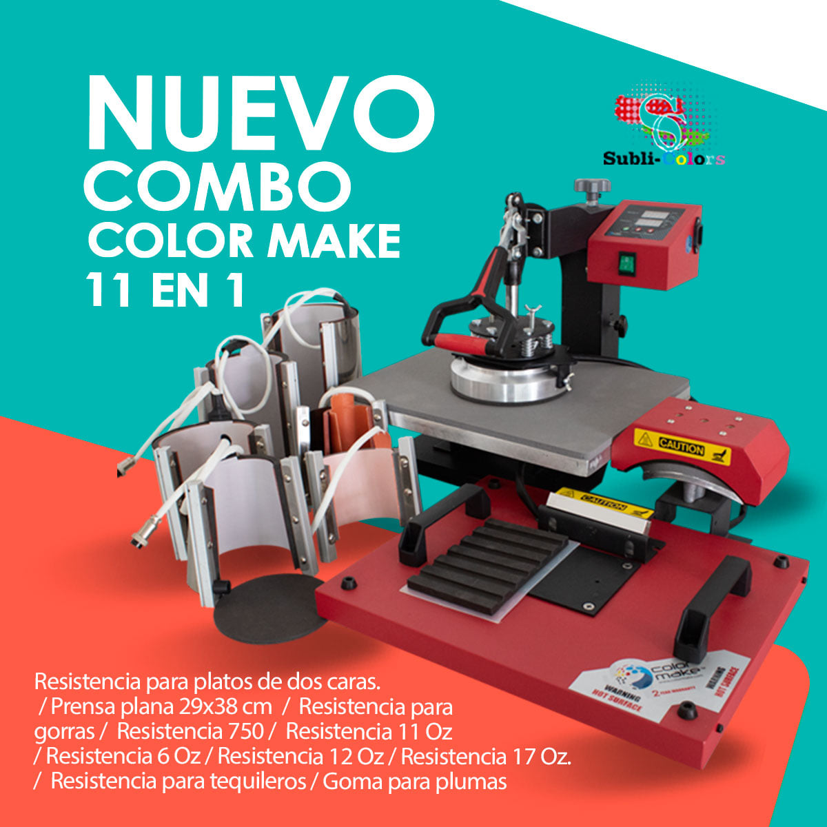 Subli-Colors - 📢 NUEVO COMBO COLOR MAKE 11 EN 1 📢 INCLUYE:...