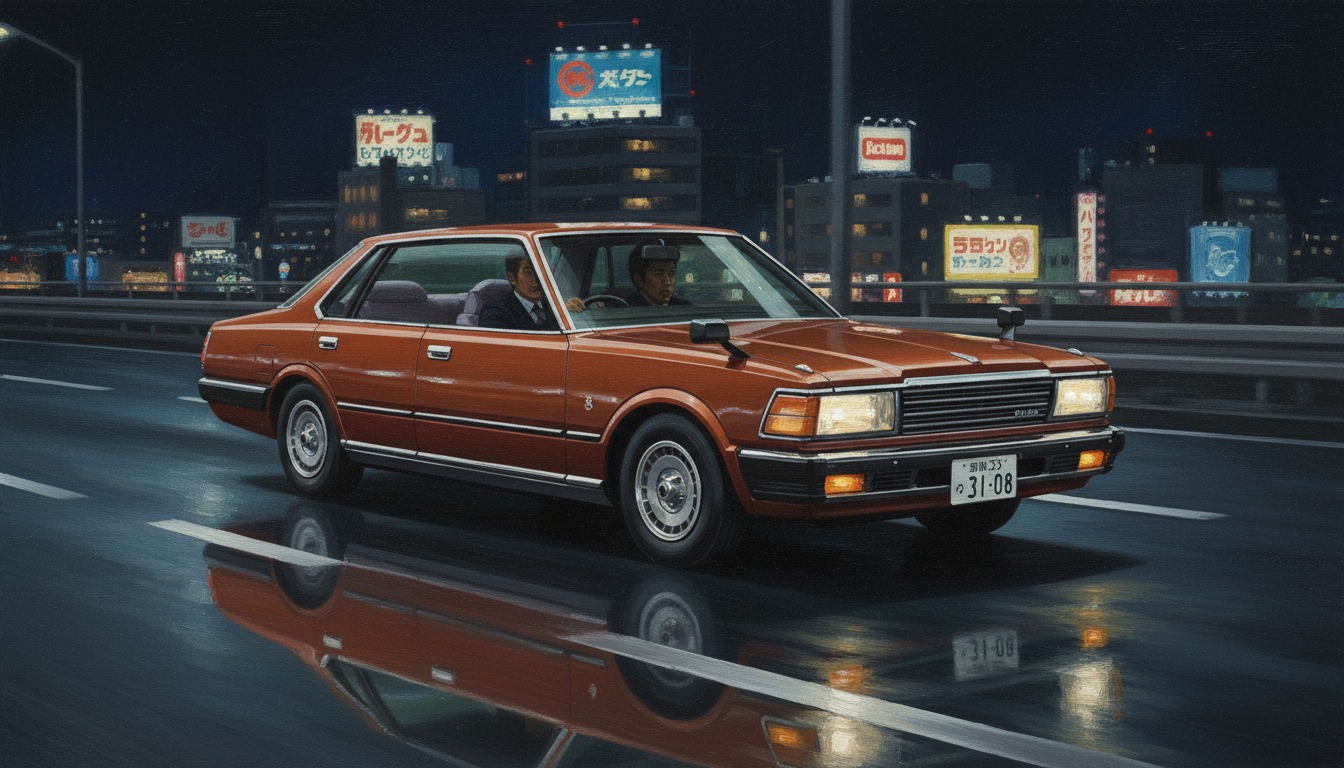 Some say the 230 Nissan Gloria 4 door hardtop is a thing of beauty