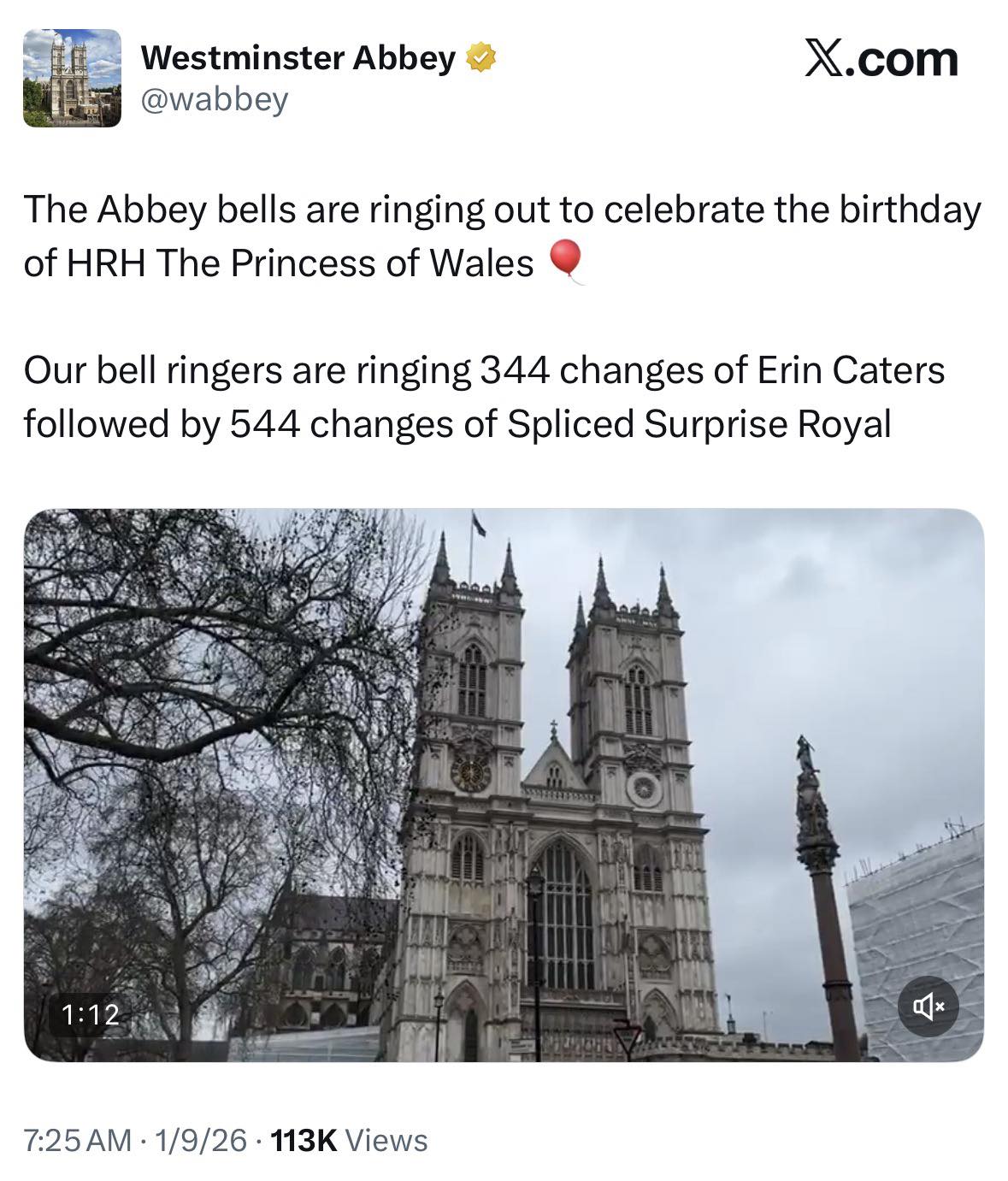 The prince - On January 9, 2026, Catherine, Princess of Wales, received ...