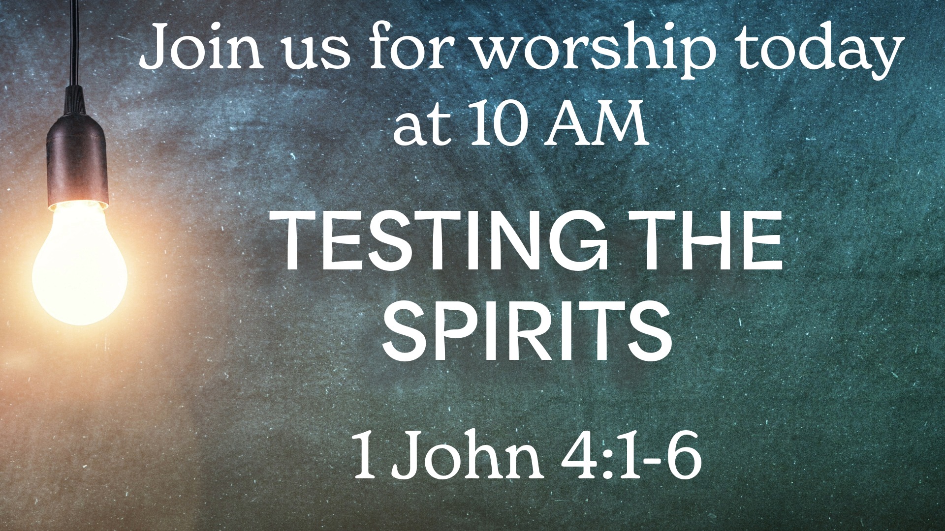 Christ Church - This week in our series through 1 John,... | Facebook