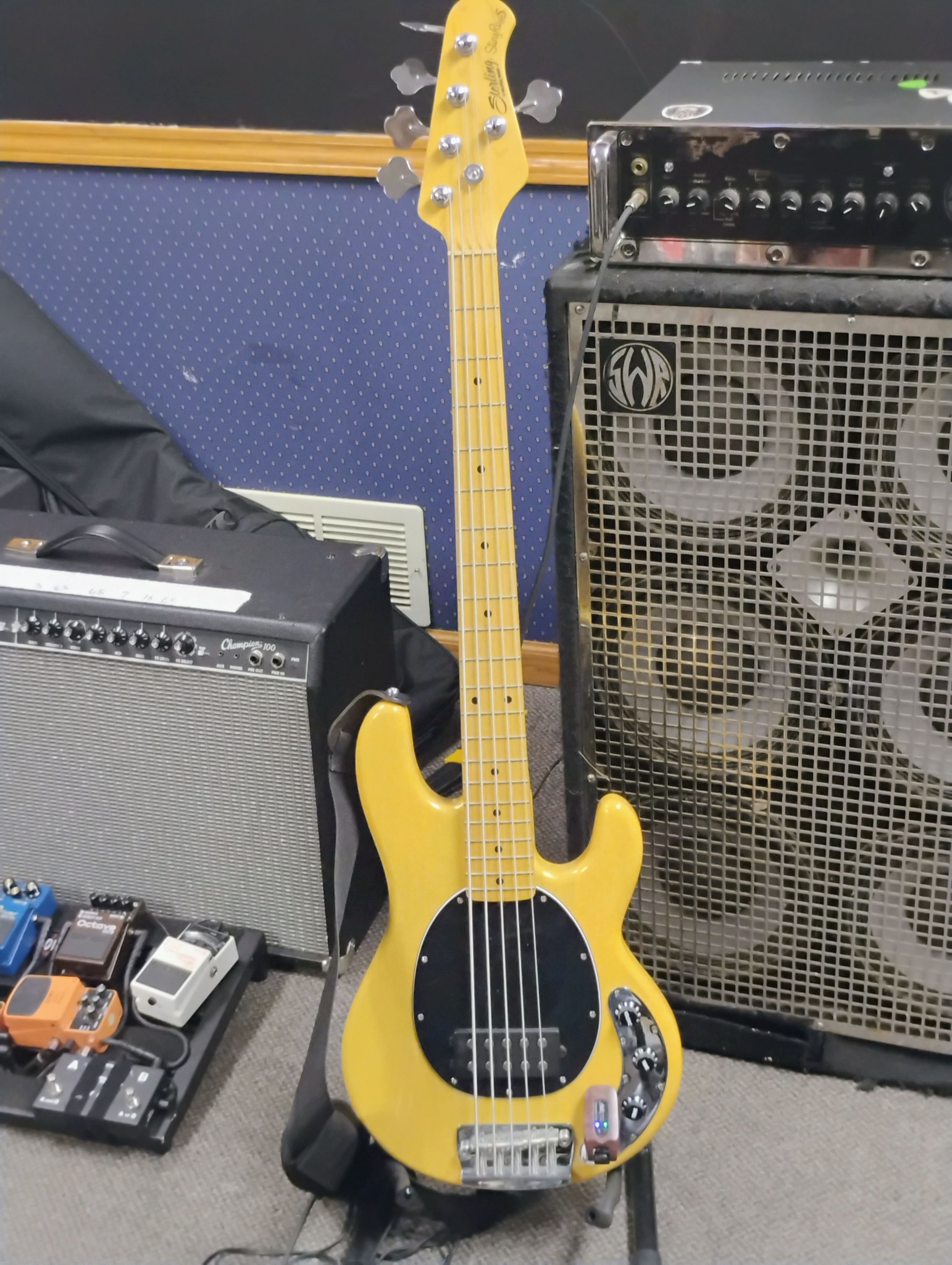 2003 musicman stingray.. much better bass than I ever expected!