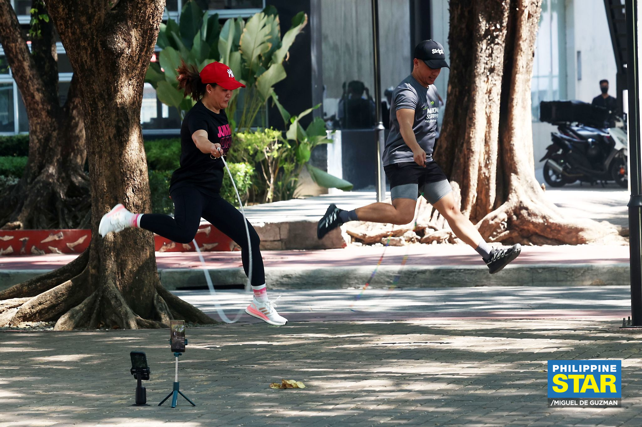 Philippine Star - Individuals practice their jumping rope...