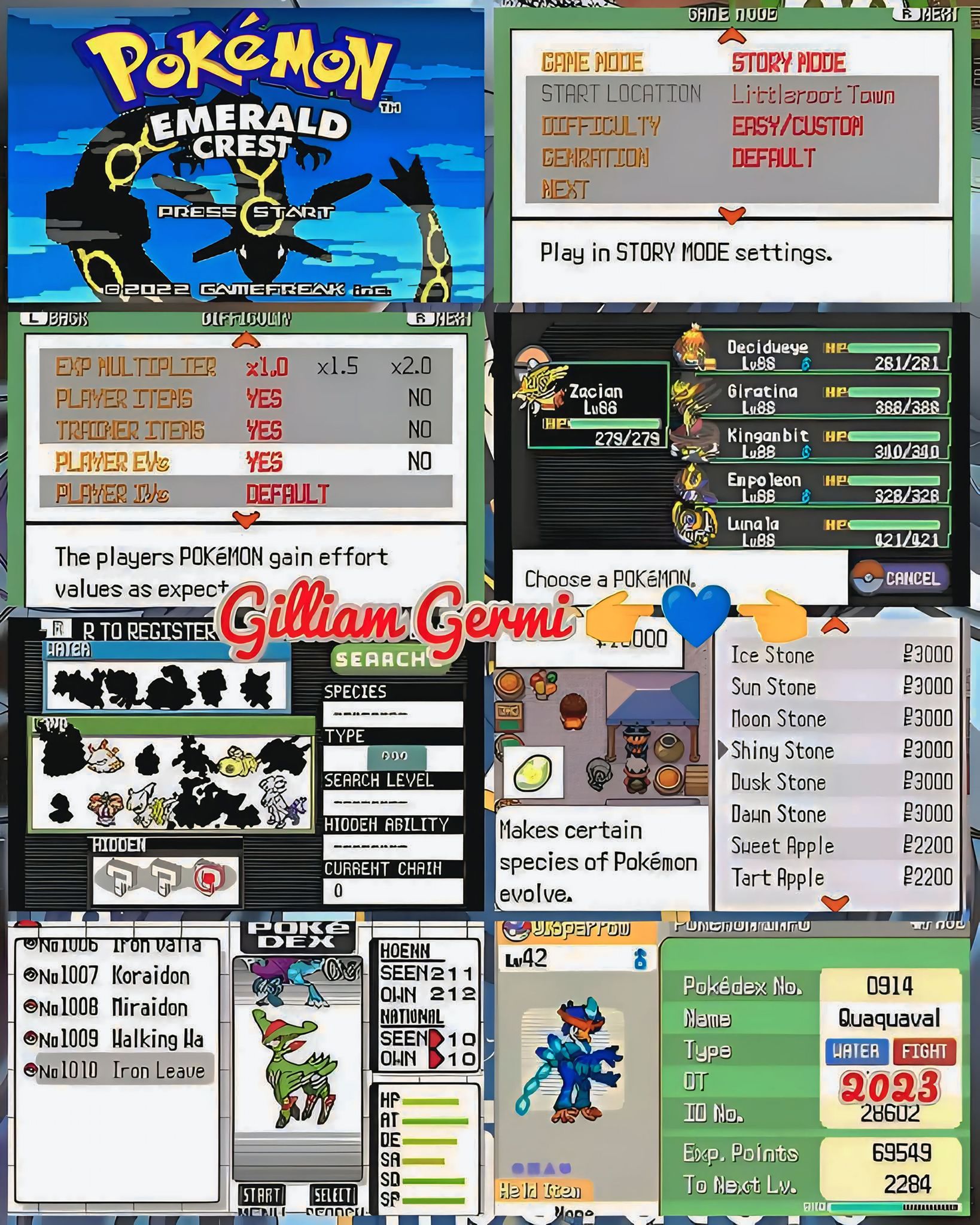 😁 COMPLETED Pokemon GBA Rom Hack 2024 with Gen 1 to 9 Pokemon, 27