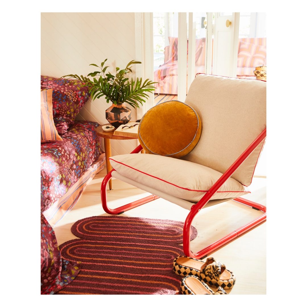The iconic IKEA SNILLE stacking chair in bold red just arrived at