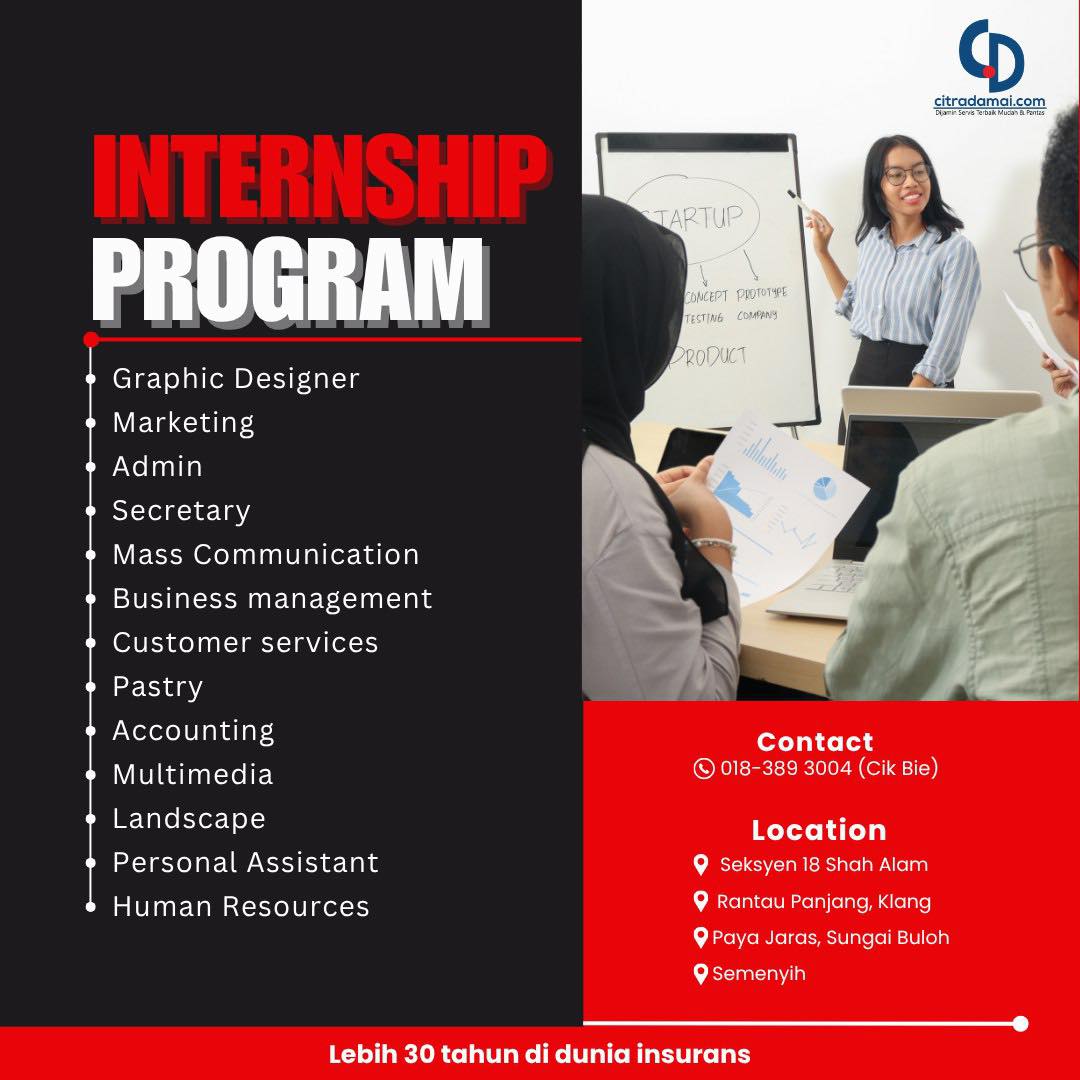 Digital Marketing Internship Group Malaysia | Facebook