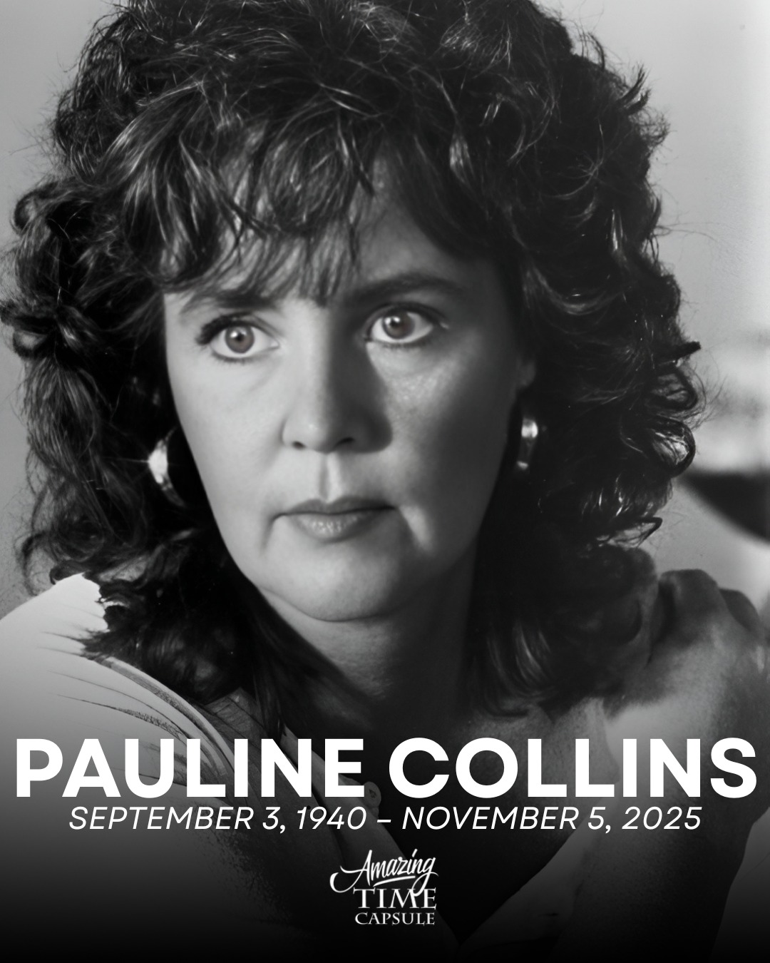Amazing - R.I.P. Pauline Collins 🕊️ (September 3, 1940 – November 5 ...