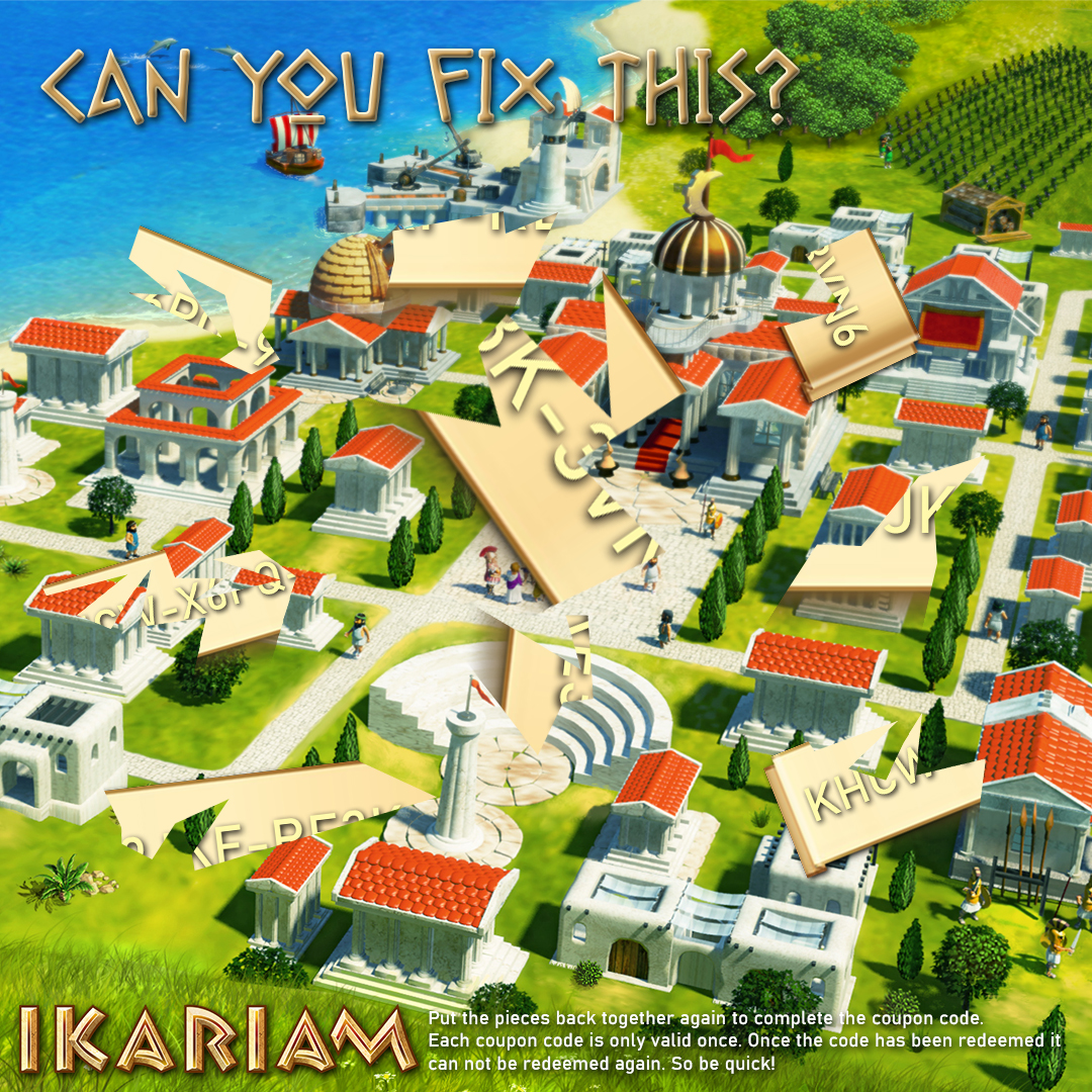Ikariam - First come, first serve! We are giving out 3 Ambrosia codes ...
