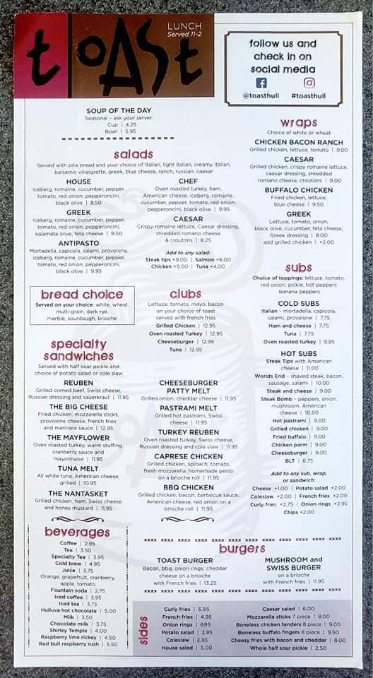 Toast - NEW MENU ITEMS ALERT 🥳 So we know you think Toast... | Facebook