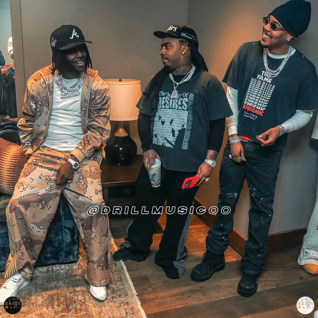 ChiefKeef x #Doowop x #GHerbo last night 👀🔥💯