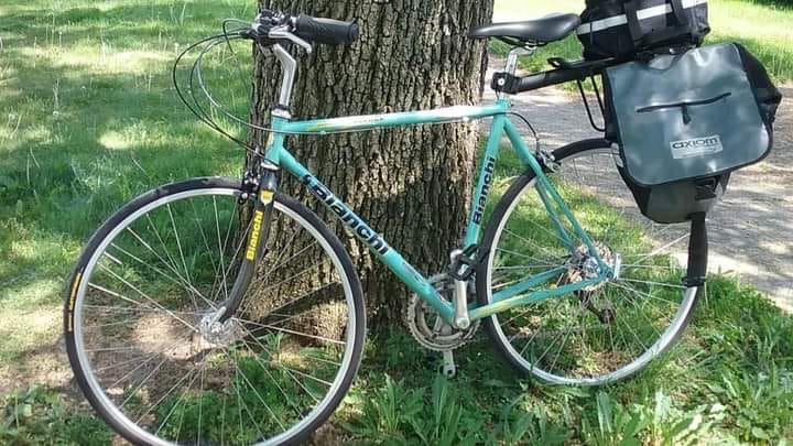 自転車本体 Bianchi sl carbon fork CampagnoloVeloce My 2003 (?) Bianchi with carbon fork. Campagnolo Veloce.