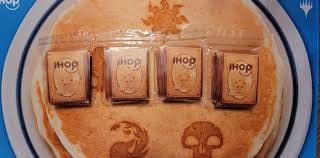 ihop mtg card sleeves Oversize 3.6 inch x 5.1 inch (91 mm x 130 mm), Fit for Plane Chase Cards, Dr. Who Commander Deck, Large Card Sleeves : Toys & Games Magic Con exclusive IHOP playmat