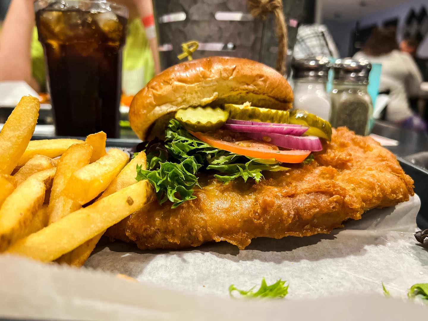 Thursday tenderloin basket at 11th Hour Bar & Grill