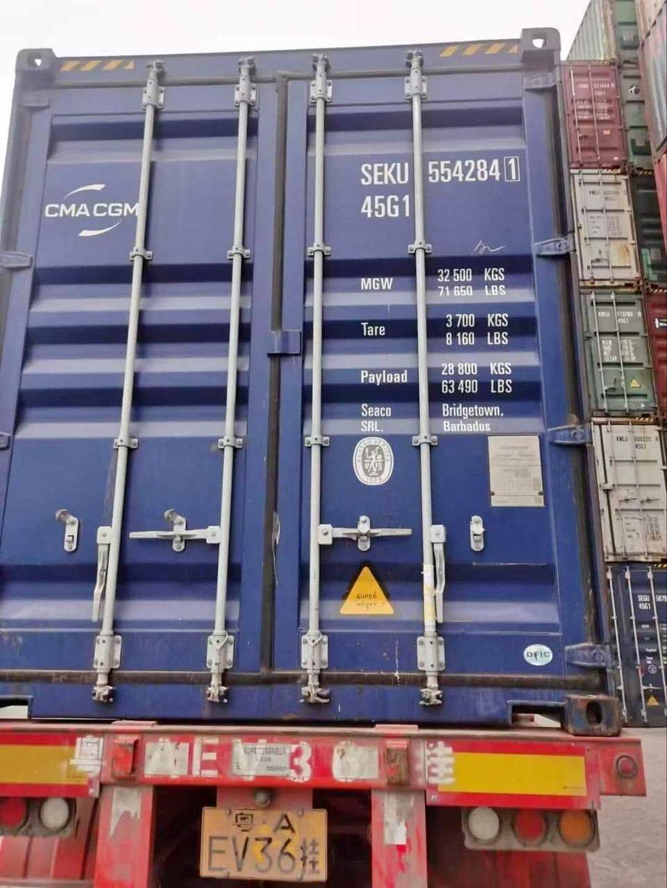 20footer shipping container van class b onhand release agad 1hr after ...