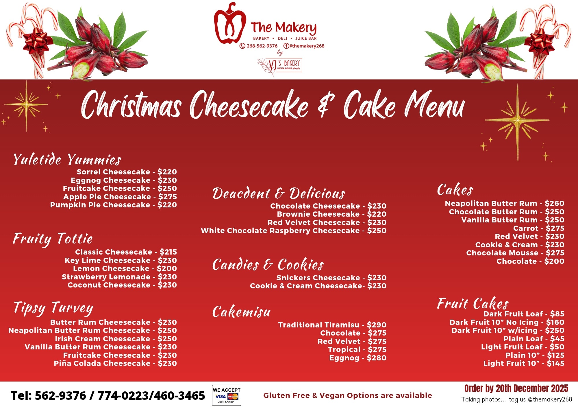 VJ's - 🎅 It’s the sweetest time of the year! 🎅 VJ’s Bakery Christmas ...