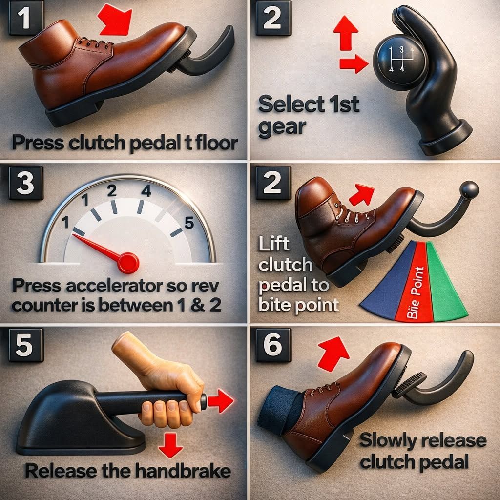 Vahan - Master the perfect manual start 🚗💨 Clutch control + timing ...