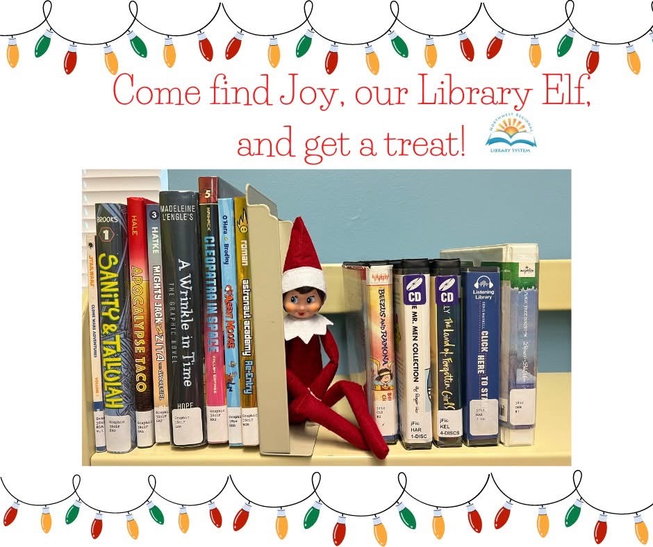Parker - Joy, our library elf, is back! Come find her and you'll get to ...