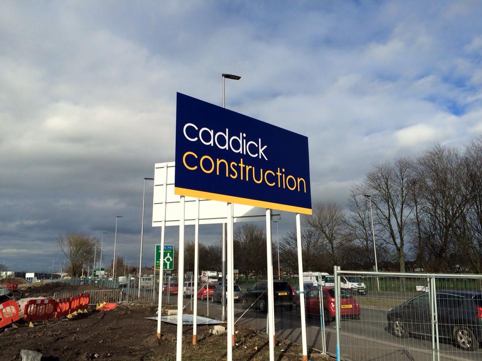 Today's installs. Four 4mx2m post... - Blue Raptor Signs
