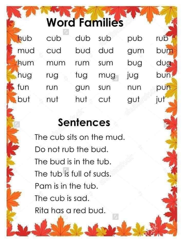 Titser - Word Families | Facebook