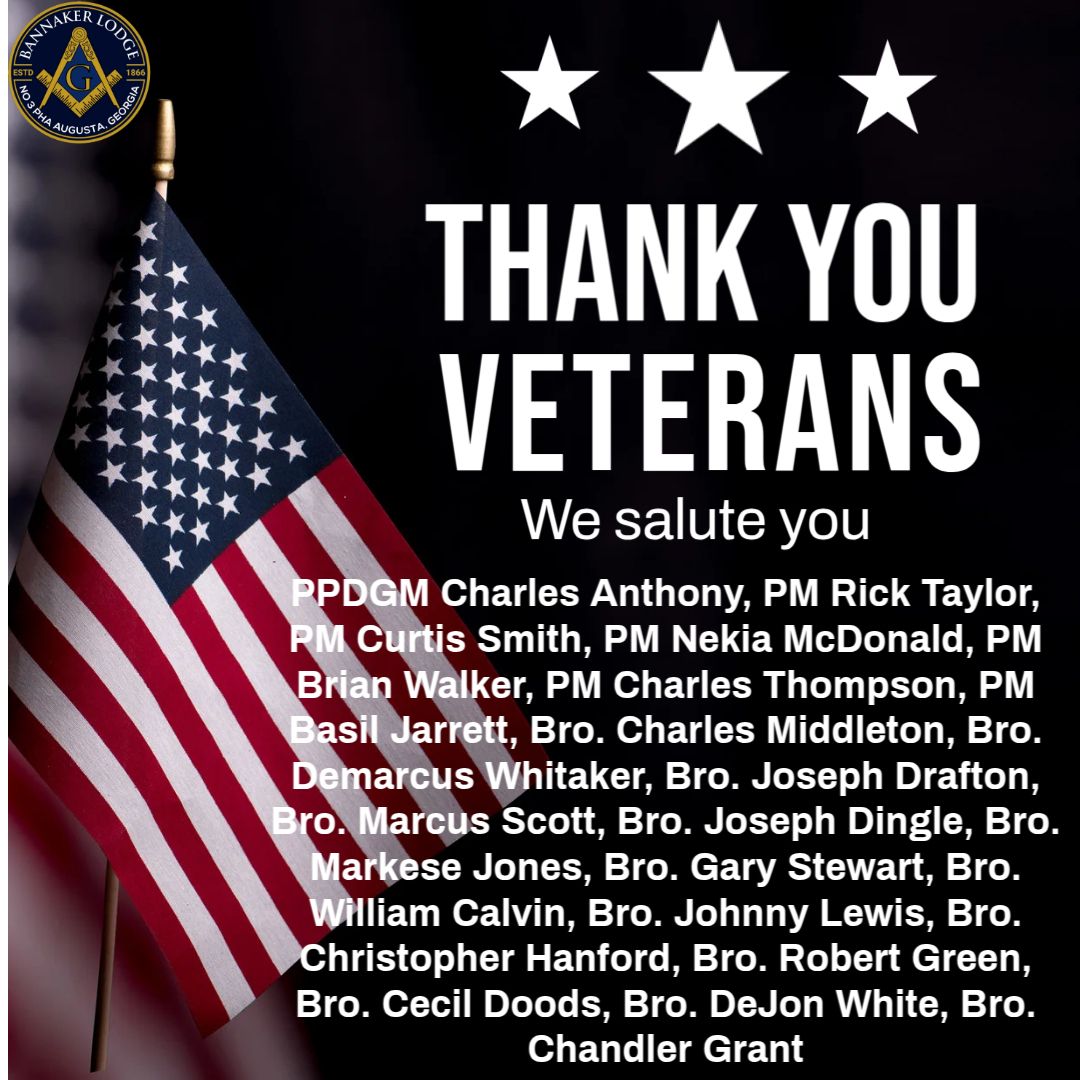 Bannaker - Thank you for your service to the Brothers of Bannaker Lodge ...
