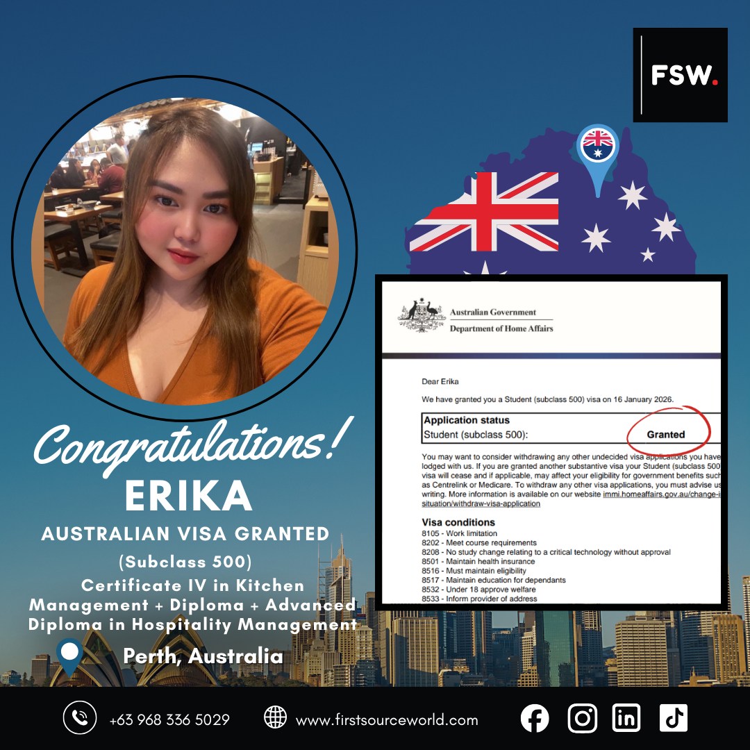 FSW Philippines Education & Visa | Pasig